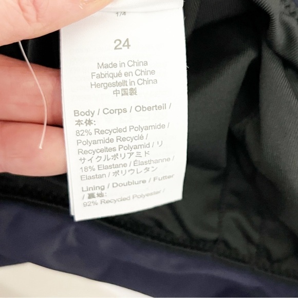 J. Crew NWOT Navy Ruched One Piece Swimsuit - Picture 6 of 7